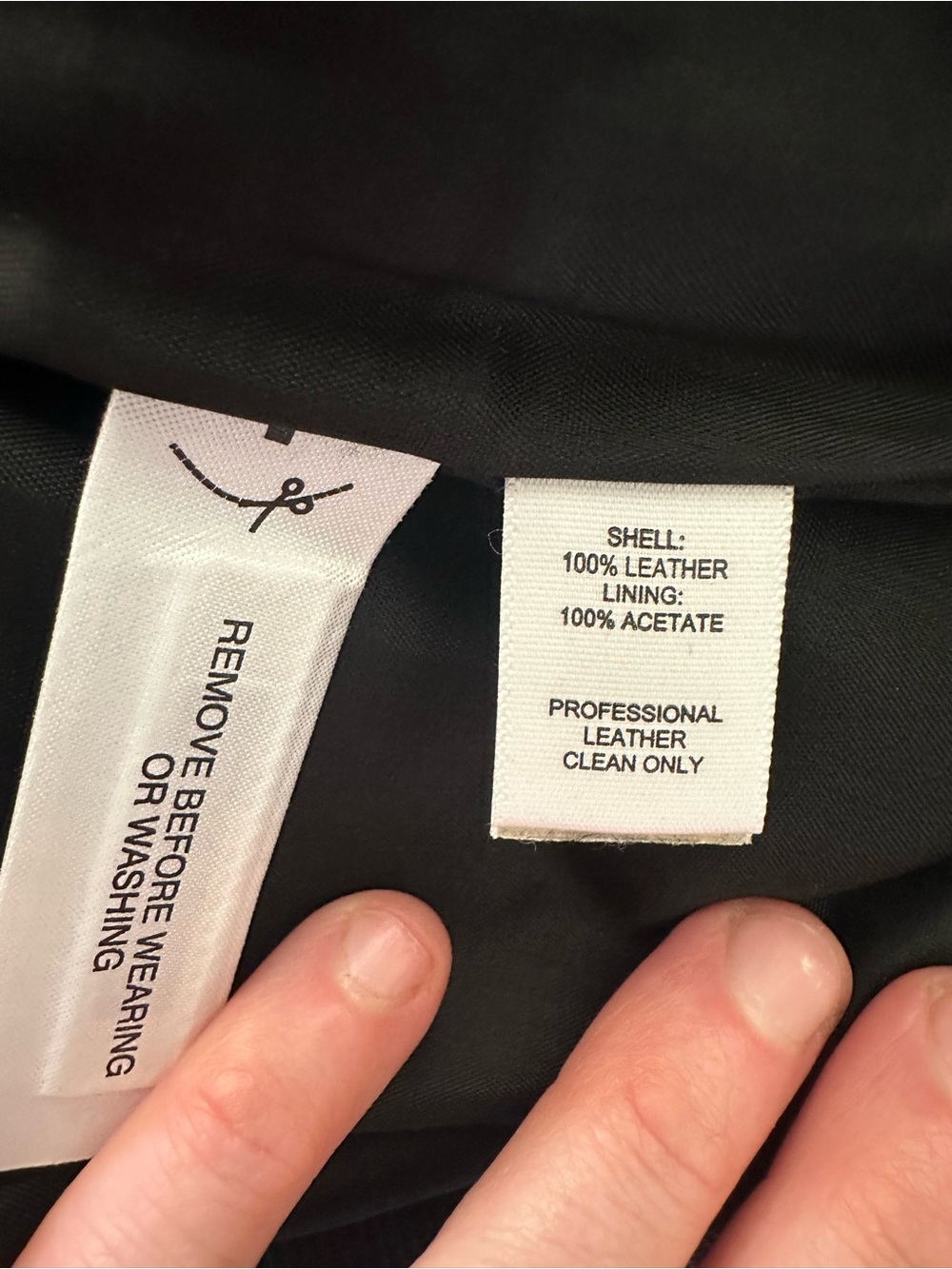 Ann Taylor Loft Black Leather Skirt Straight Pencil Womens 6 Pockets - Picture 9 of 10